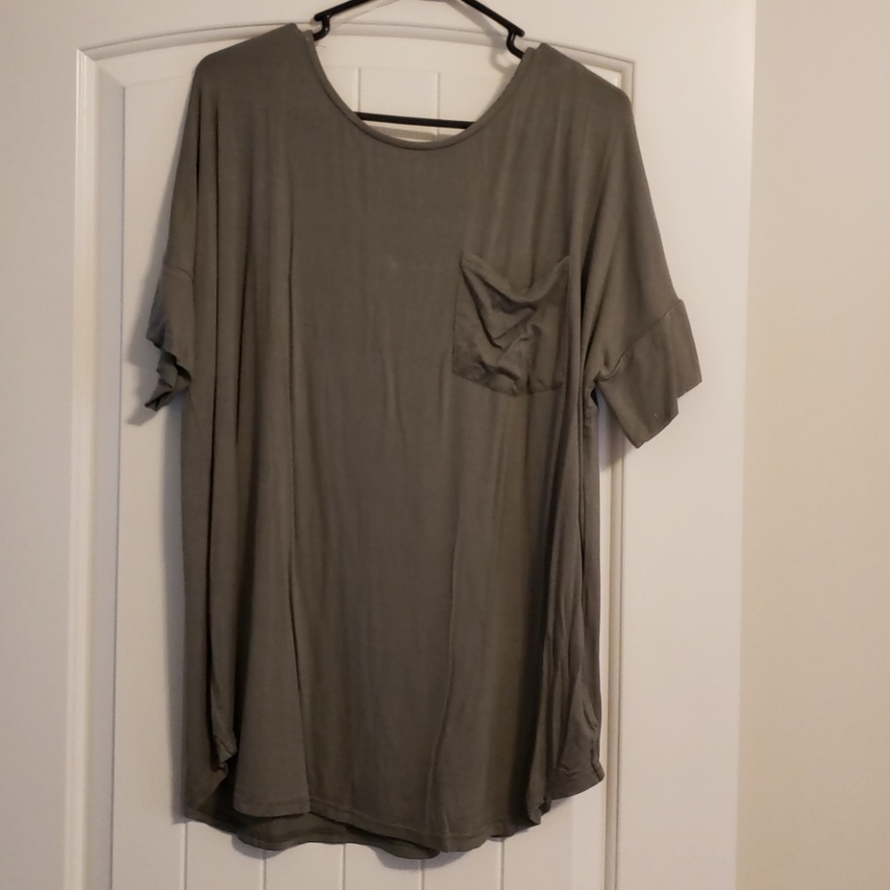 Strappy Back Tunic Top